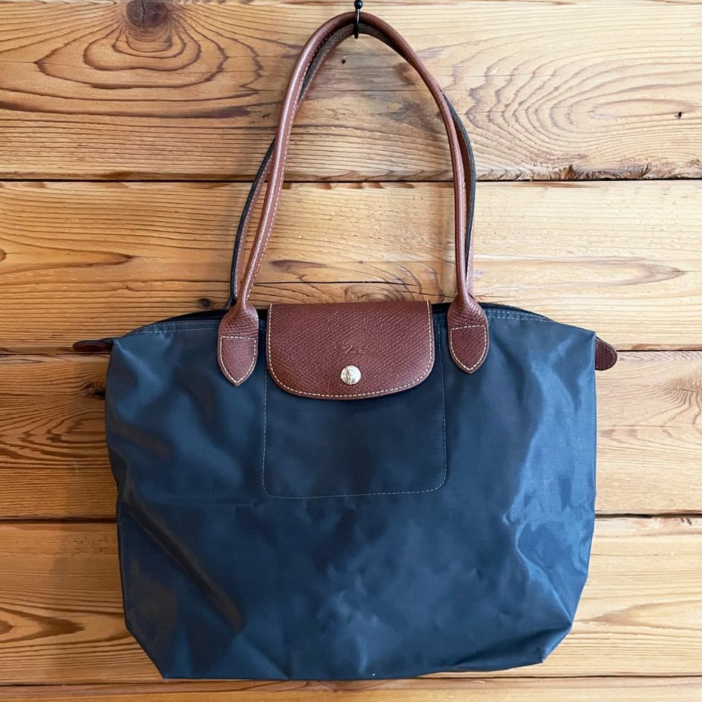 Longchamp Le Pliage Nylon Tote Bag Medium Black